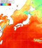 NOAA人工衛星画像:日本全域, 1日合成画像(2026/07/21UTC)