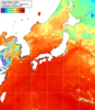 NOAA人工衛星画像:日本全域, 1日合成画像(2026/07/22UTC)