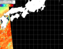 NOAA人工衛星画像:黒潮域, パス=20260722 12:40 UTC