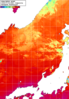 NOAA人工衛星画像:日本海, 1日合成画像(2026/07/22UTC)