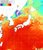NOAA人工衛星画像:日本全域, 1日合成画像(2026/07/23UTC)