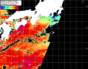 NOAA人工衛星画像:黒潮域, パス=20260728 01:00 UTC