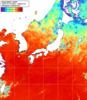 NOAA人工衛星画像:日本全域, 1日合成画像(2026/07/30UTC)