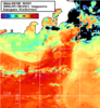 NOAA人工衛星画像:神奈川県近海, 1日合成画像(2026/07/30UTC)