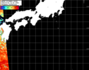 NOAA人工衛星画像:黒潮域, パス=20260731 13:20 UTC