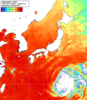 NOAA人工衛星画像:日本全域, 1日合成画像(2026/08/04UTC)