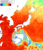 NOAA人工衛星画像:日本全域, 1日合成画像(2026/08/06UTC)