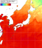 NOAA人工衛星画像:日本全域, 1週間合成画像(2026/07/31～2026/08/06UTC)