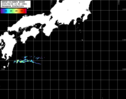 NOAA人工衛星画像:黒潮域, パス=20260806 12:50 UTC