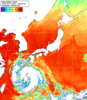 NOAA人工衛星画像:日本全域, 1日合成画像(2026/08/07UTC)