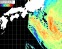 NOAA人工衛星画像:黒潮域, パス=20260806 23:40 UTC