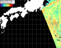 NOAA人工衛星画像:黒潮域, パス=20260808 10:30 UTC