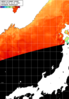 NOAA人工衛星画像:日本海, パス=20260809 12:00 UTC