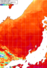 NOAA人工衛星画像:日本海, 1日合成画像(2026/08/09UTC)
