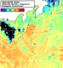 NOAA人工衛星画像:神奈川県近海, 1日合成画像(2026/08/10UTC)