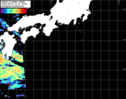 NOAA人工衛星画像:黒潮域, パス=20260810 13:10 UTC