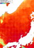 NOAA人工衛星画像:日本海, 1日合成画像(2026/08/10UTC)