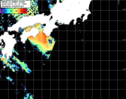 NOAA人工衛星画像:黒潮域, パス=20260811 01:10 UTC