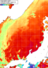 NOAA人工衛星画像:日本海, 1日合成画像(2026/08/12UTC)
