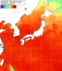 NOAA人工衛星画像:日本全域, 1週間合成画像(2026/08/23～2026/08/29UTC)