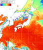 NOAA人工衛星画像:日本全域, 1日合成画像(2026/08/31UTC)