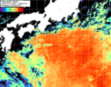 NOAA人工衛星画像:黒潮域, 1日合成画像(2026/09/03UTC)
