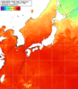 NOAA人工衛星画像:日本全域, 1週間合成画像(2026/08/30～2026/09/05UTC)