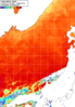 NOAA人工衛星画像:日本海, 1日合成画像(2026/09/06UTC)
