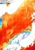 NOAA人工衛星画像:日本海, 1日合成画像(2026/09/08UTC)