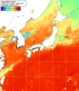 NOAA人工衛星画像:日本全域, 1日合成画像(2026/09/12UTC)