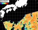 NOAA人工衛星画像:黒潮域, パス=20260914 10:40 UTC