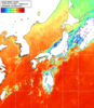 NOAA人工衛星画像:日本全域, 1日合成画像(2026/09/15UTC)