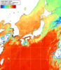 NOAA人工衛星画像:日本全域, 1日合成画像(2026/09/17UTC)