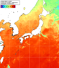 NOAA人工衛星画像:日本全域, 1日合成画像(2026/09/22UTC)