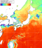 NOAA人工衛星画像:日本全域, 1日合成画像(2026/09/25UTC)