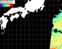 NOAA人工衛星画像:黒潮域, パス=20260925 22:40 UTC