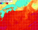NOAA人工衛星画像:黒潮域, 1週間合成画像(2026/09/29～2026/10/05UTC)