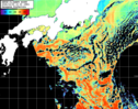 NOAA人工衛星画像:黒潮域, パス=20261009 10:30 UTC
