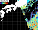 NOAA人工衛星画像:黒潮域, パス=20261010 10:10 UTC