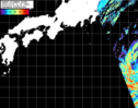 NOAA人工衛星画像:黒潮域, パス=20261010 10:30 UTC