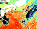 NOAA人工衛星画像:黒潮域, 1日合成画像(2026/10/10UTC)