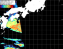 NOAA人工衛星画像:黒潮域, パス=20250409 13:23 UTC