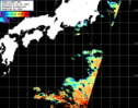 NOAA人工衛星画像:黒潮域, パス=20250410 01:39 UTC
