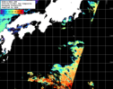 NOAA人工衛星画像:黒潮域, 1日合成画像(2025/04/10UTC)