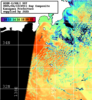 NOAA人工衛星画像:神奈川県近海, 1日合成画像(2025/04/12UTC)