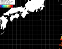 NOAA人工衛星画像:黒潮域, パス=20250413 00:21 UTC