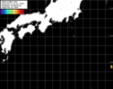NOAA人工衛星画像:黒潮域, パス=20250413 00:24 UTC