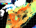 NOAA人工衛星画像:黒潮域, 1日合成画像(2025/04/15UTC)