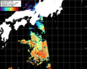 NOAA人工衛星画像:黒潮域, パス=20250417 13:11 UTC