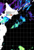 NOAA人工衛星画像:親潮域, 1日合成画像(2025/04/20UTC)